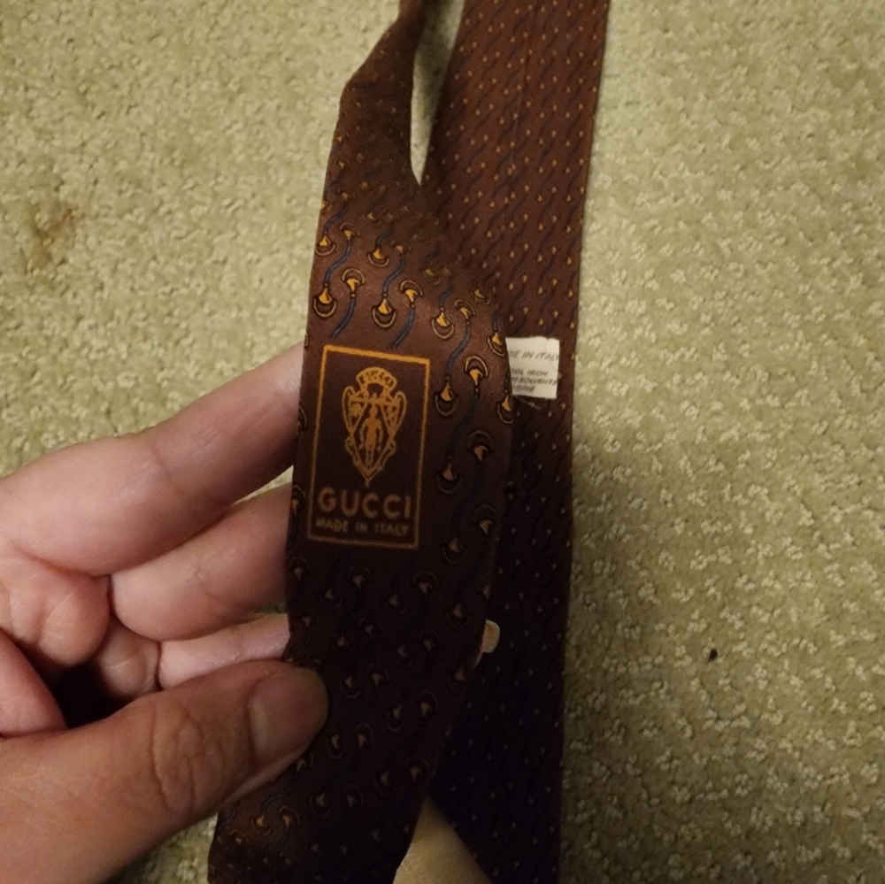 Gucci Vintage Silk Tie - Picture 4 of 4